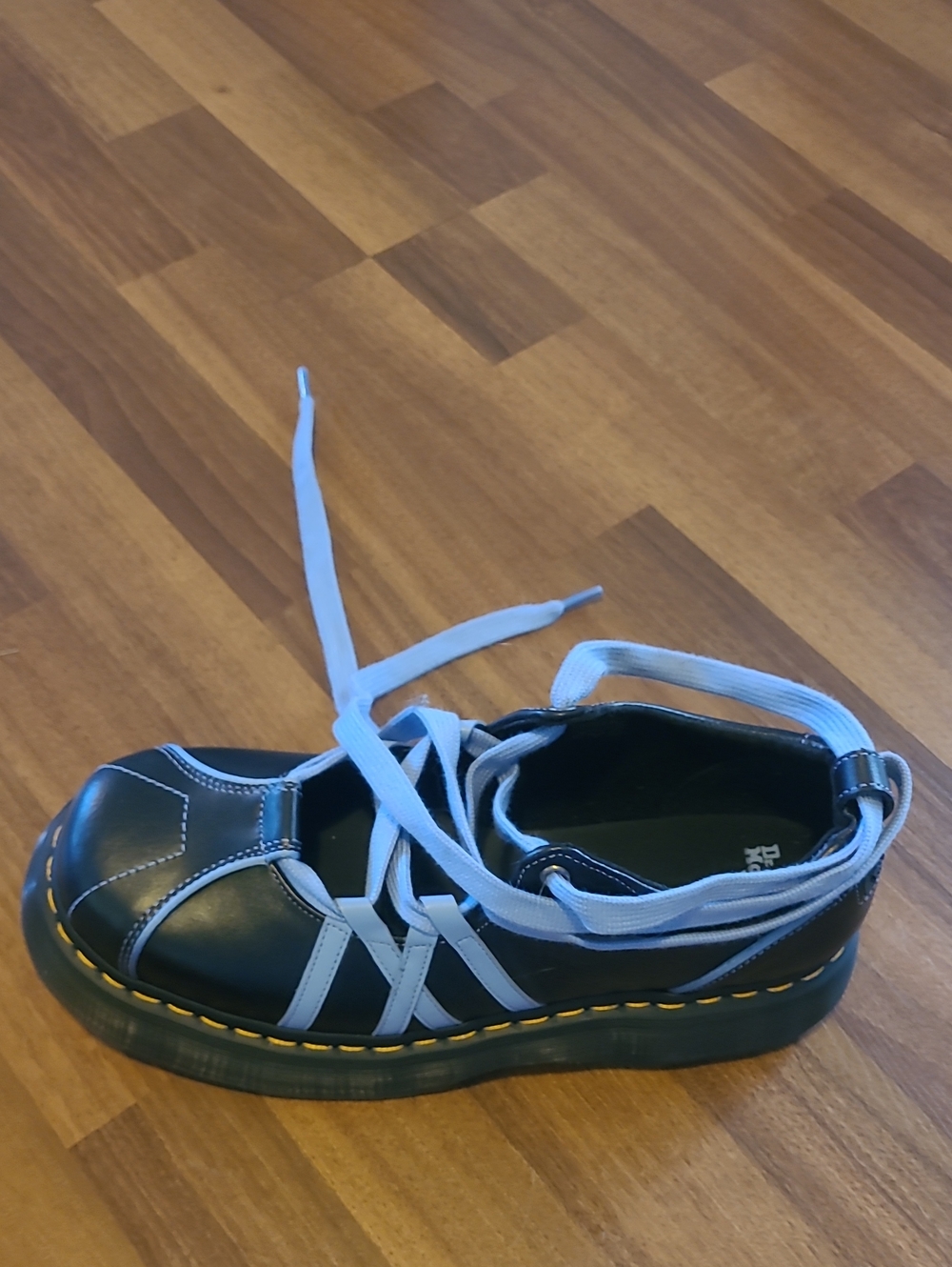 Dr. Martens Buzz Ballerina Gloss Leather Shoes - Picture 4 of 6